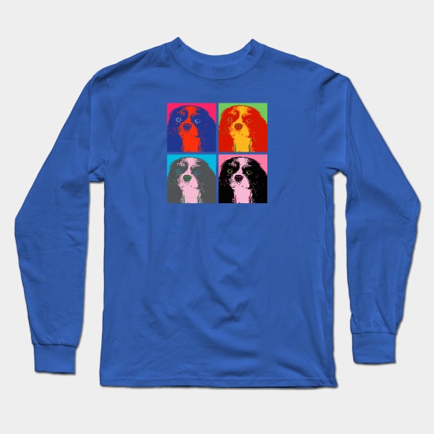 Warhol Dog Long Sleeve T-Shirt by Mr Campbell